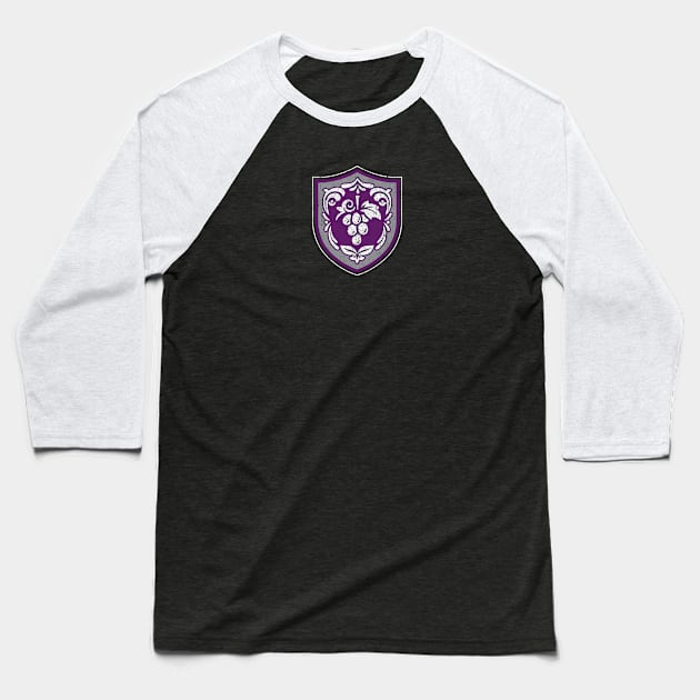 Uva Academy Crest Baseball T-Shirt by huckblade